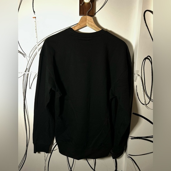 NWOT Rolling Stone Black Graphic Pullover, Rainbow “Rolling Stone” Medium Unisex - Picture 6 of 8